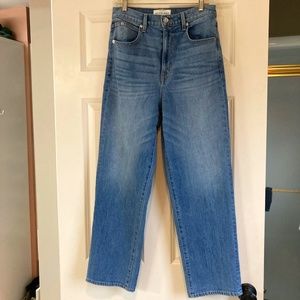 SLVRLAKE Jeans Women Size 28 London Crop Love Matters High Rise Straight Cropped